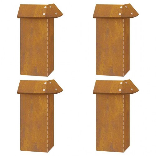 Sneglehegn 8 stk Rusten Cortenstål