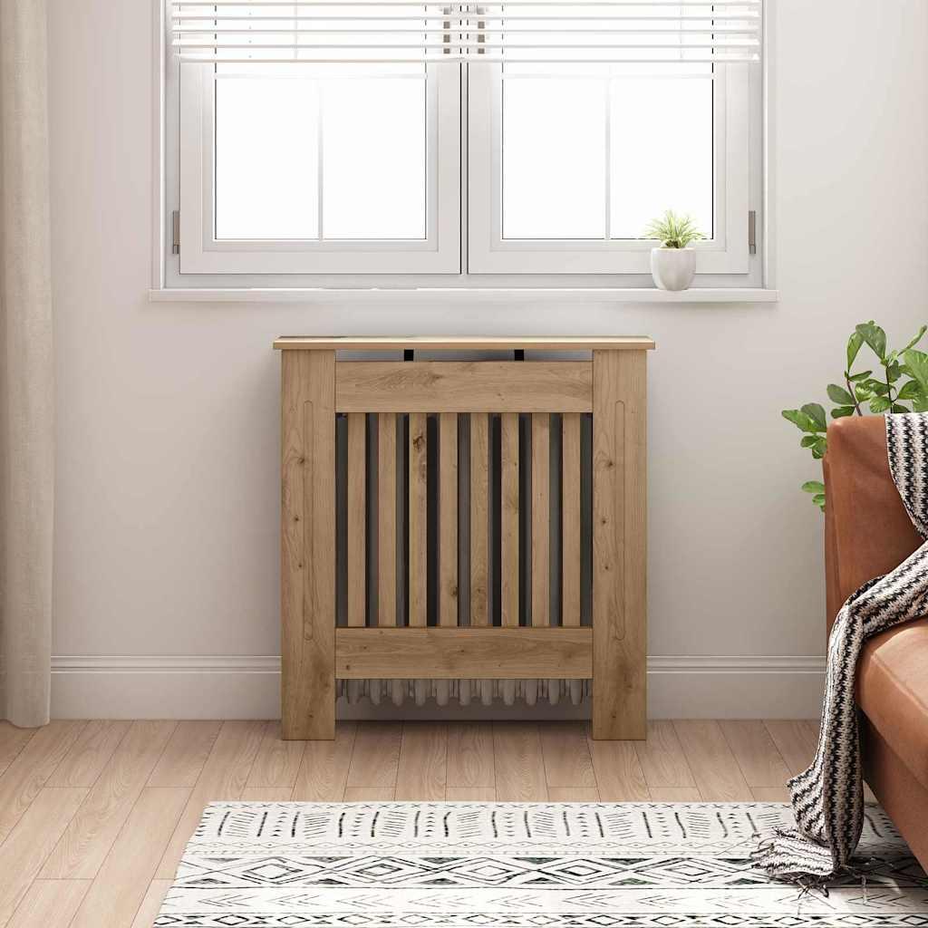 Radiatorcover Artisan Egetræ 78 x 19 x 81,5 cm Konstrueret træ