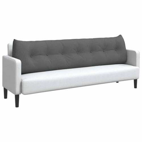 Rygpude Mørkegrå 200 x 24 x 50 cm Stof