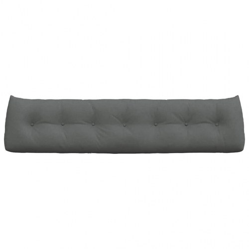Rygpude Mørkegrå 200 x 24 x 50 cm Stof