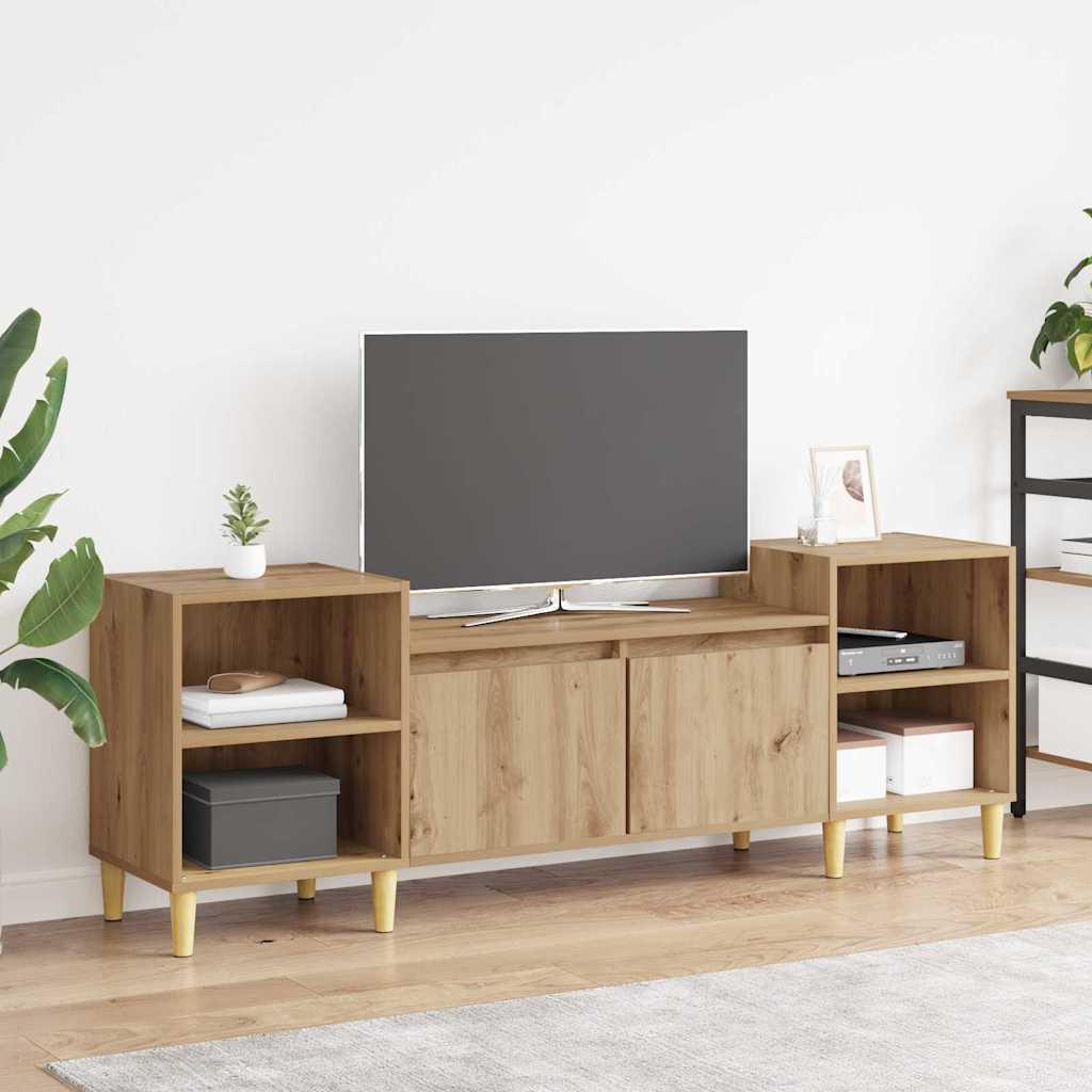 TV-skab Artisan Egetræ 160 x 35 x 55 cm Konstrueret træ