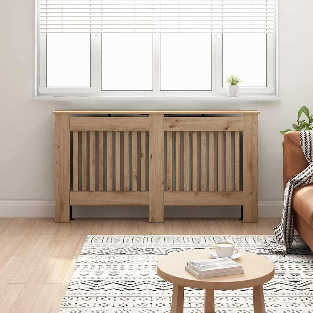 Radiatorcover artisan-eg 152 x 19 x 81,5 cm i konstrueret træ