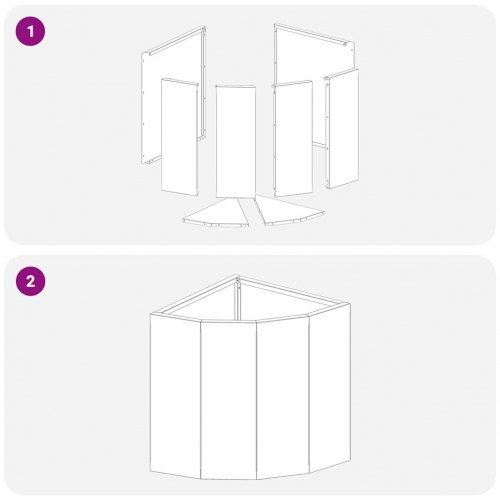 Hjørne Plantekasse Rusten 30 x 30 x 35 cm Forvitret stål