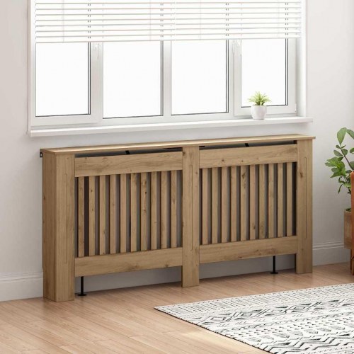 Radiatorcover Artisan Egetræ 172 x 19 x 81,5 cm Konstrueret træ