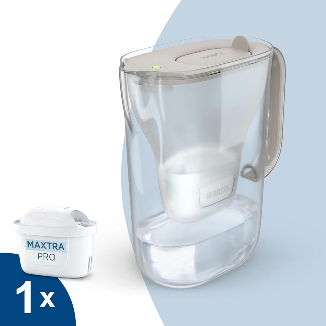 Vandfilterkande BRITA Style Essential, sand - inkl. 1 Maxtra Pro