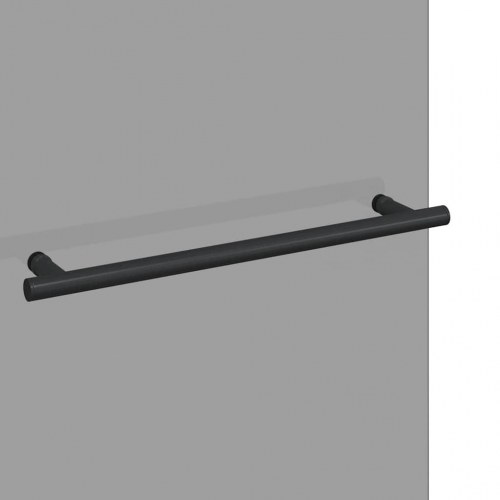 Bruser Indhegning Sort 95 x 140 cm ESG Glas og Aluminium