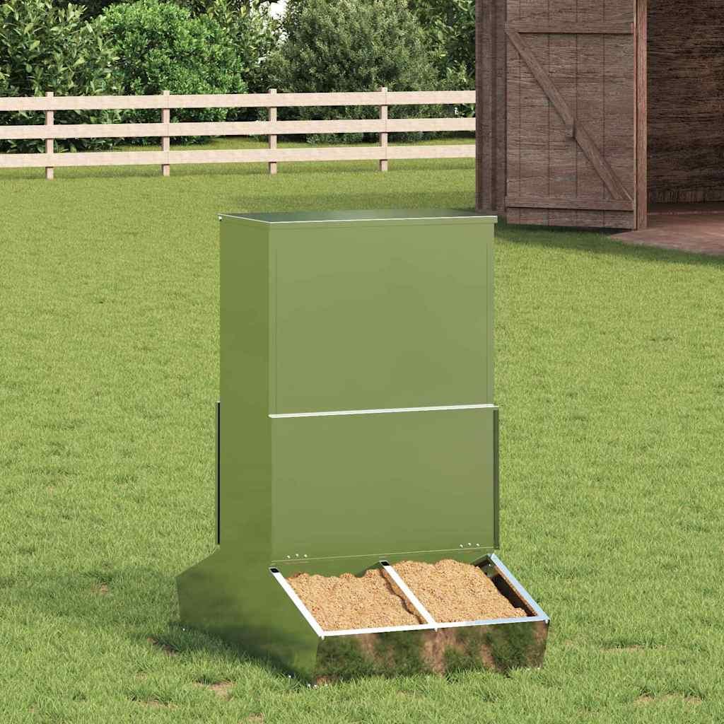 Svinefeeder Sølv 55 x 51 x 91.5 cm Galvaniseret stål