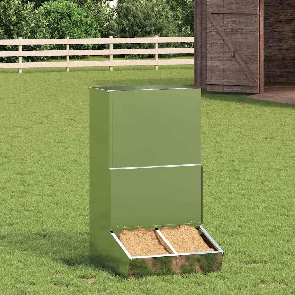 Svinefeeder Sølv 55 x 51 x 91.5 cm Galvaniseret stål