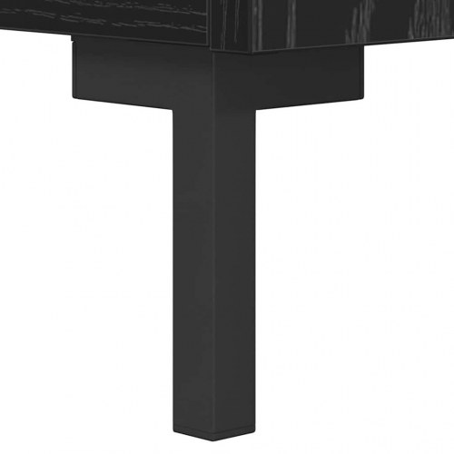 Skuffeskab sort eg 69,5 x 34 x 90 cm