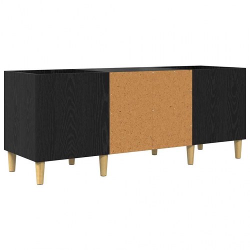 Pladeskab 121 x 38 x 48 cm - sort eg