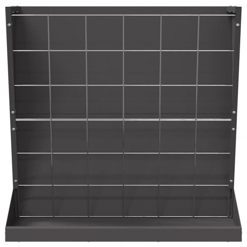 Hø Foder Sort 71 x 33 x 70 cm Koldvalset Stål