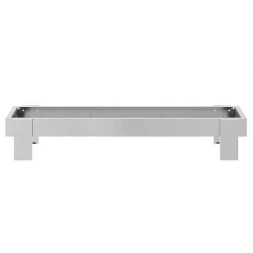 Kyllingefodertrug Sølv 80 x 28 x 13.5 cm Galvaniseret stål