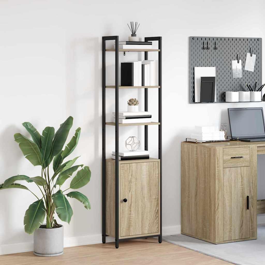 Bogskab Sonoma eg 40 x 24 x 161 cm Konstrueret træ