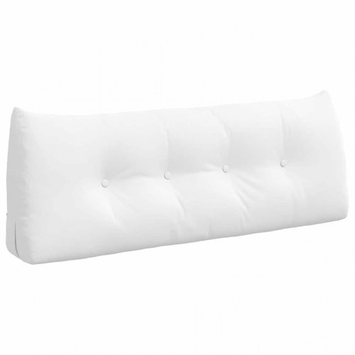 Rygpude Hvid 120 x 24 x 50 cm Stof