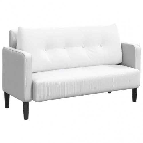 Rygpude Hvid 120 x 24 x 50 cm Stof