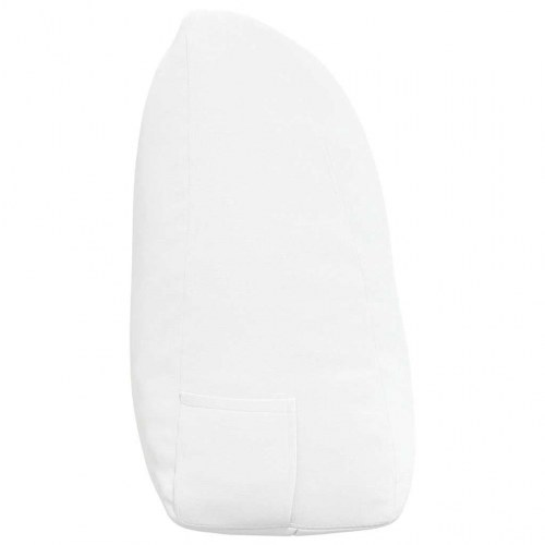 Rygpude Hvid 120 x 24 x 50 cm Stof