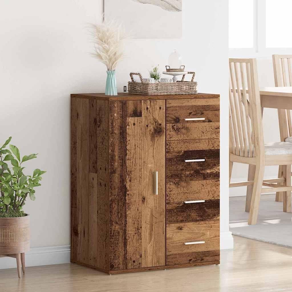 Sidebord Gammelt træ 59 x 39 x 80 cm Konstrueret træ