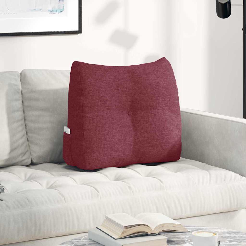Rygpude VinrÃ¸d 60 x 24 x 50 cm Stof