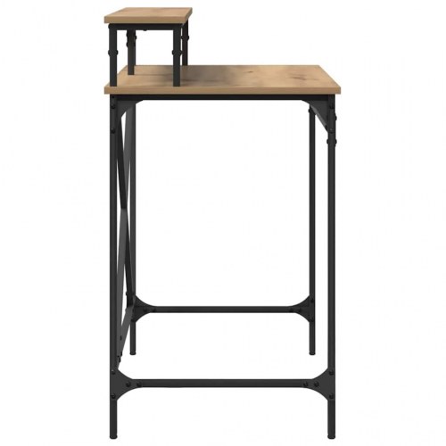 Skrivebord i industriel stil - artisan egetræ 80 x 50 x 90 cm