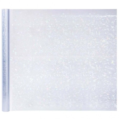 Statisk Vinduesfilm 3D Regnbue Mønster 90 x 2000 cm PVC