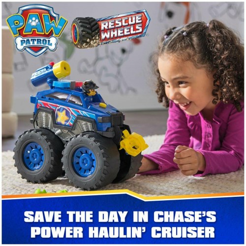 Spin Master legetøjsbil - Multifarvet politibil med projektil-affyrer