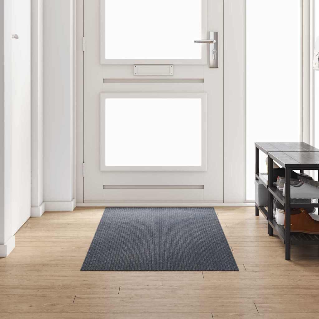 Tæppe Runner Grå 80 x 250 cm Stof