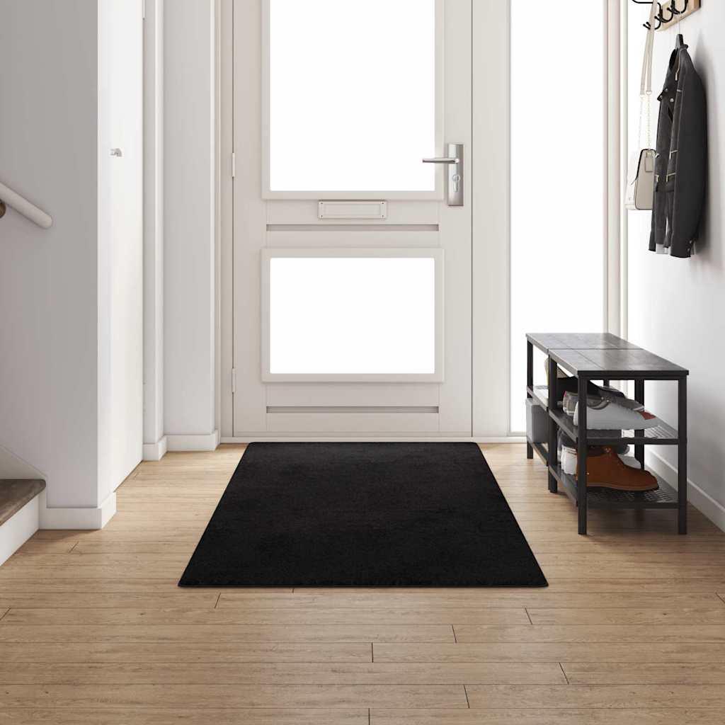 Tæppe Runner Sort 100 x 300 cm 100% Polypropylen Tuft