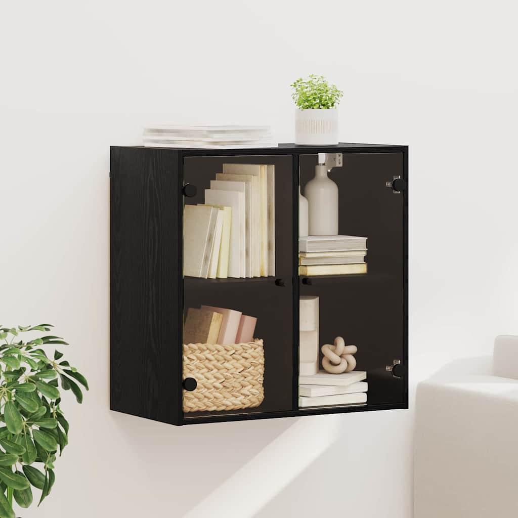 VÃ¦gskab VÃ¦gmonteret Sort eg 68 x 37 x 68,5 cm Konstrueret trÃ¦