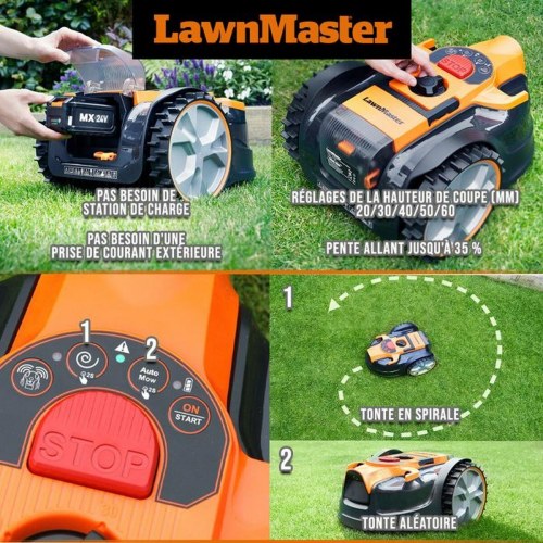 Robotplæneklipper LawnMaster - kompakt model