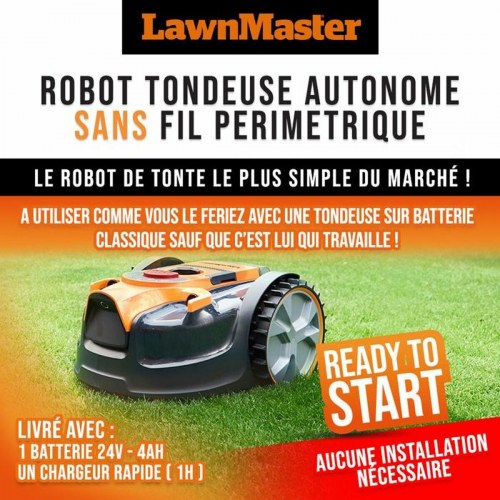 Robotplæneklipper LawnMaster - kompakt model