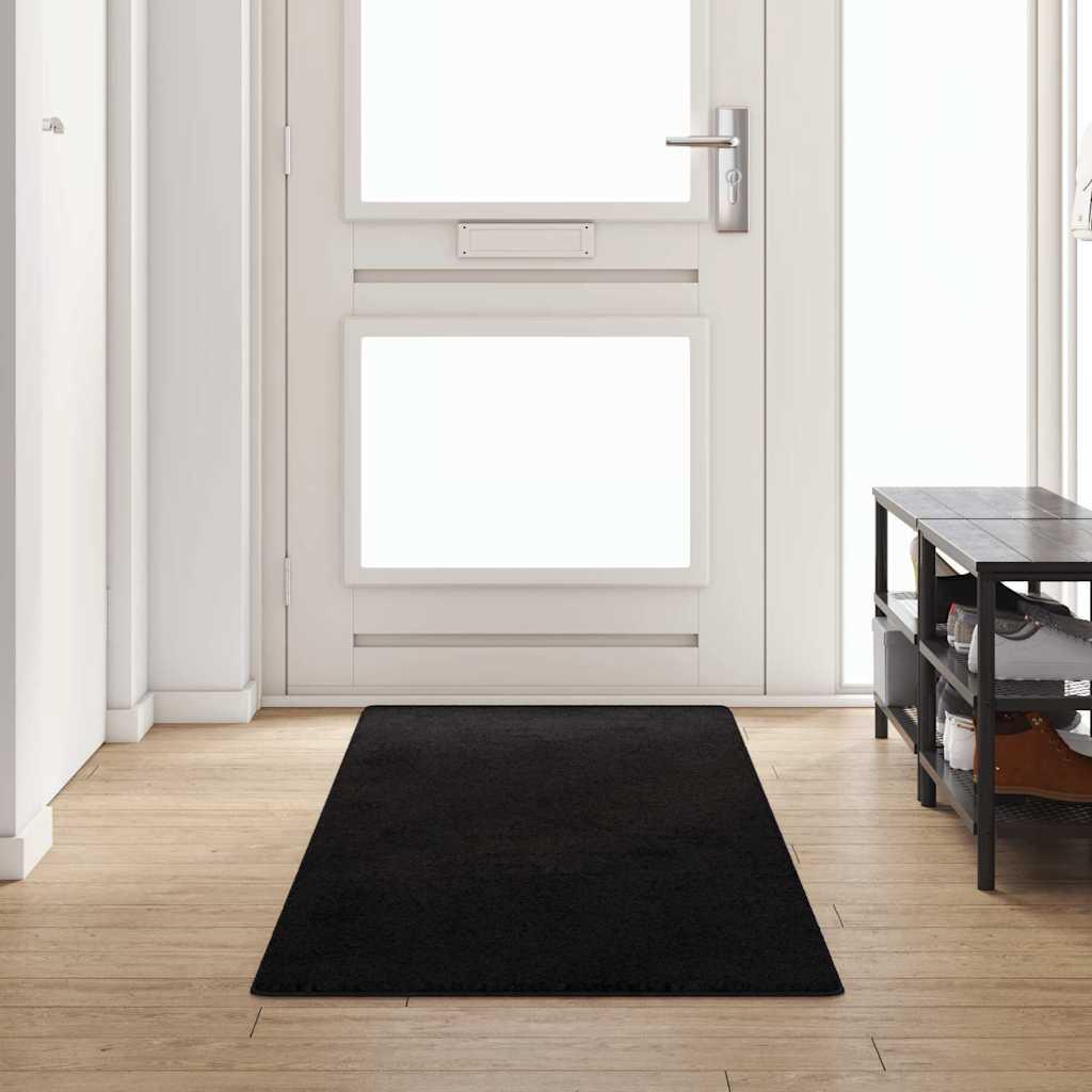 Tæppe Runner Sort 80 x 300 cm 100% Polypropylen Tuft