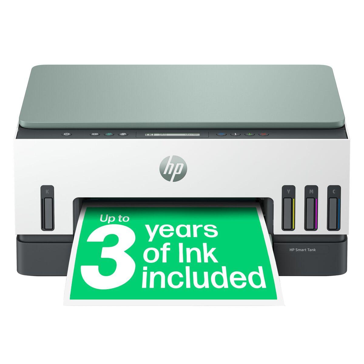 Printer med blæk - HP Smart Tank multifunktionsprinter 940Y5A#BHC (hvid)