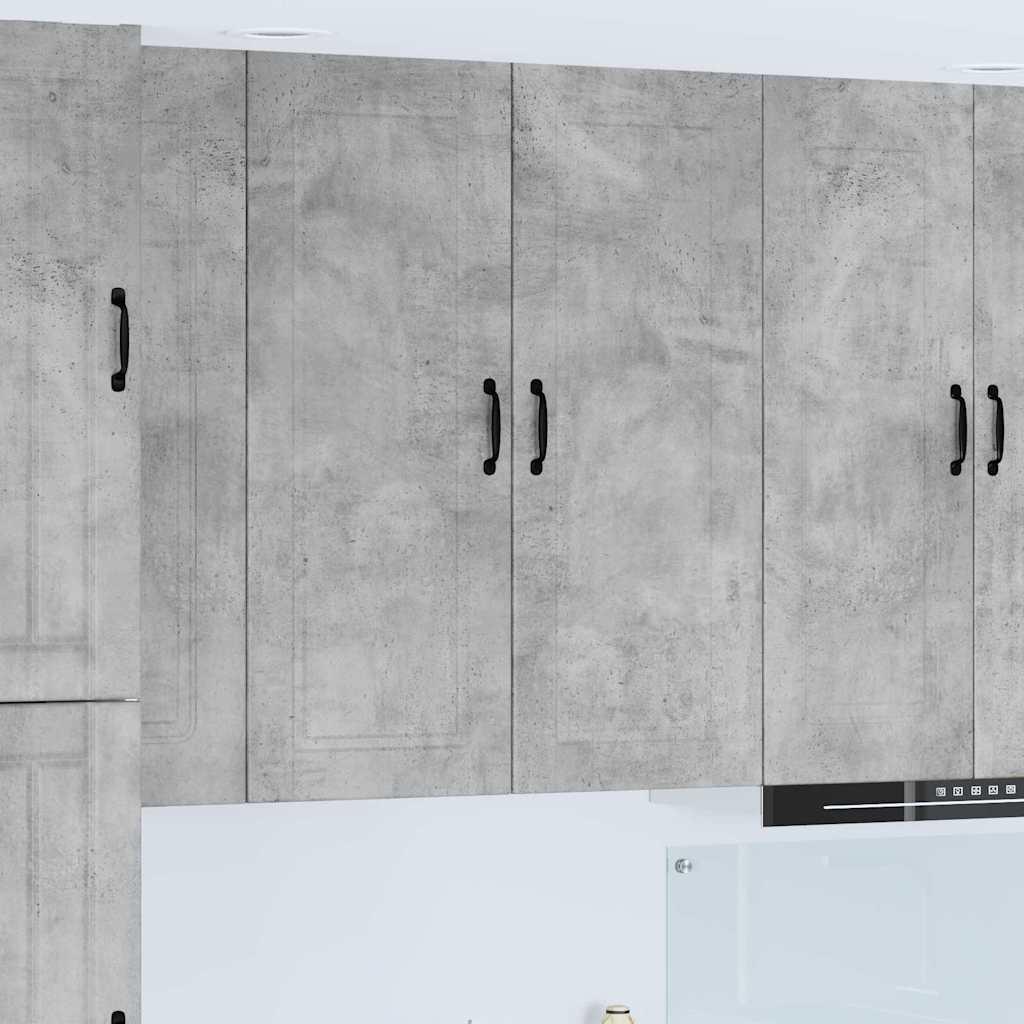 VÃ¦gskab til kÃ¸kken Beton GrÃ¥ 40 x 31 x 100 cm Konstrueret trÃ¦