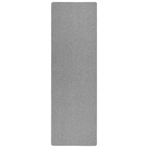 Tæppeløber lysegrå 100 × 250 cm - 100 % polypropylen, skridsikker