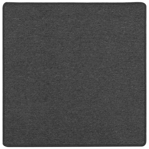 Tæppeløber mørkegrå 100 × 100 cm - 100% polypropylen, skridsikker