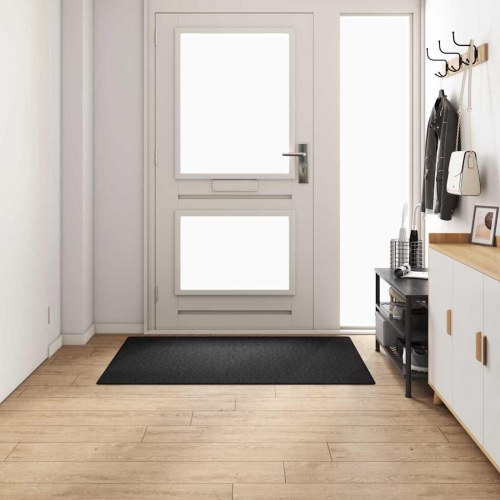 Tæppeløber antracit 100 × 150 cm - 100 % polypropylen, skridsikker