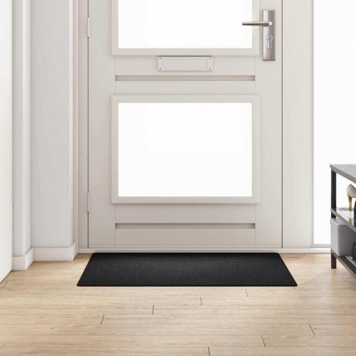 Tæppeløber antracit 100 x 100 cm - 100% polypropylen, skridsikker