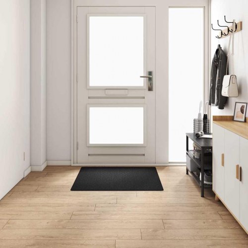 Tæppeløber antracit 100 x 100 cm - 100% polypropylen, skridsikker
