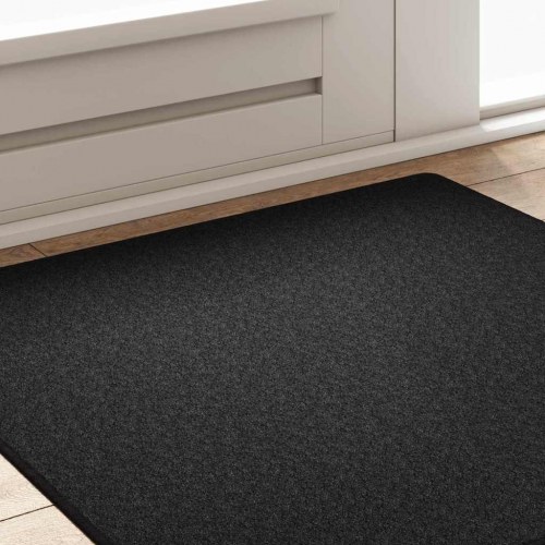 Tæppeløber antracit 100 x 100 cm - 100% polypropylen, skridsikker