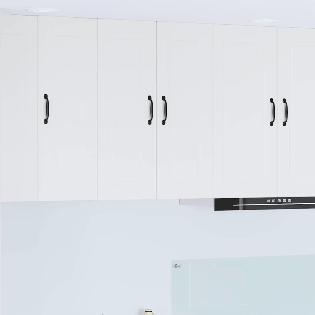 Vægskab til køkken med hylde Høj gloss hvid 60 x 31 x 80 cm
