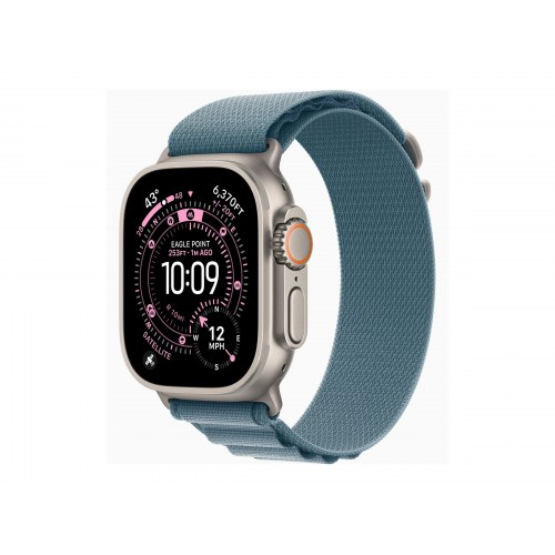 Smartwatch Apple Watch Ultra 3 49 mm – sølv, Alpine Loop M