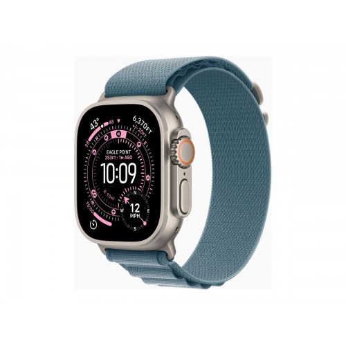 Smartwatch Apple Watch Ultra 3 49 mm – sølv, Alpine Loop M