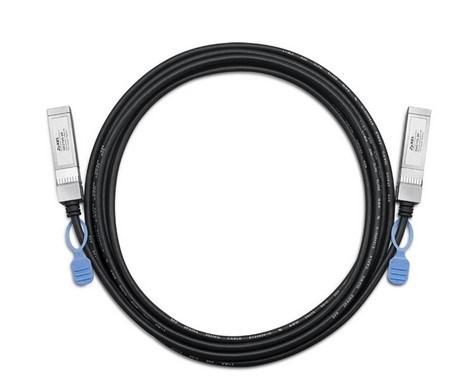 Netværkskabel SFP+ 10GbE – Zyxel DAC10G-3M, 3 m, sort billede