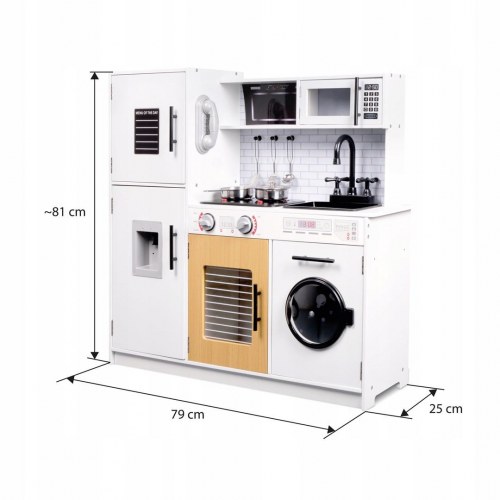 Legekøkken i træ med tilbehør – PROMIS