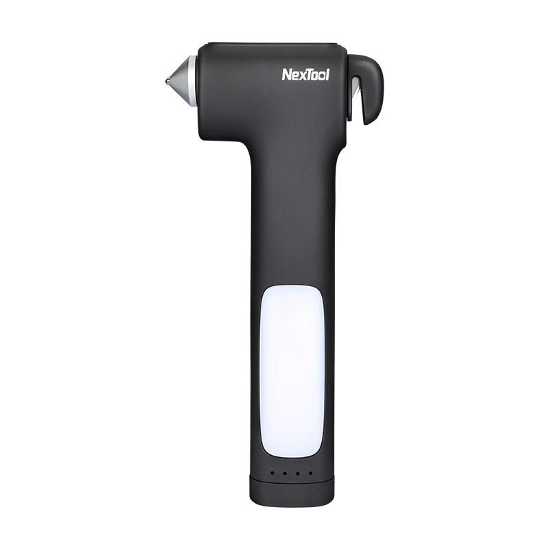 Redningshammer med LED - NexTool Hammer Rescue NE0140 4-i-1
