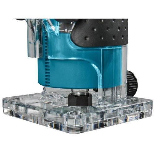 Overfræser batteridrevet Makita DRT52Z – blå/sort