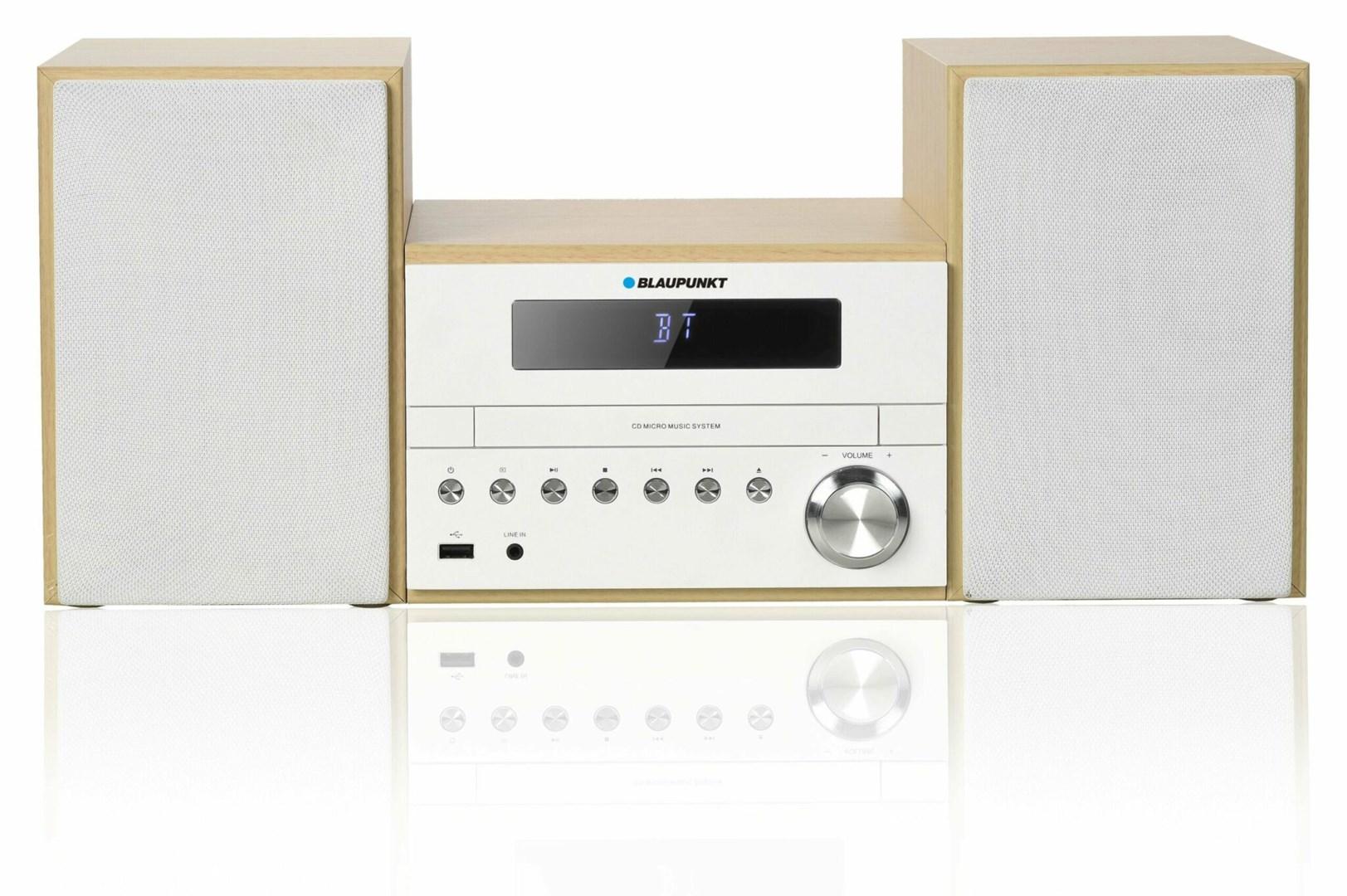 Mikroanlæg med Bluetooth - Blaupunkt MS45BT, 50 W, beige
