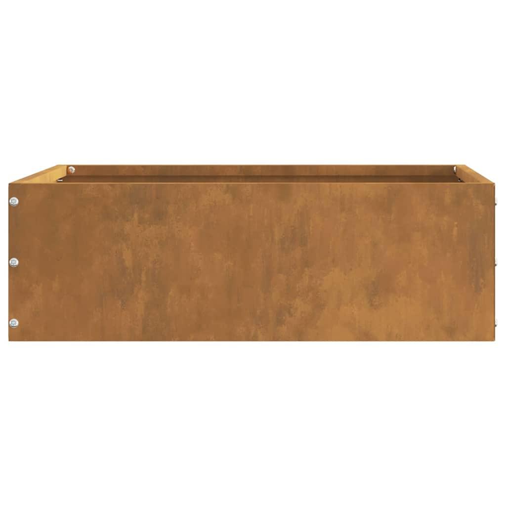 Plænekant Rusten 40 x 40 x 13 cm Cortenstål