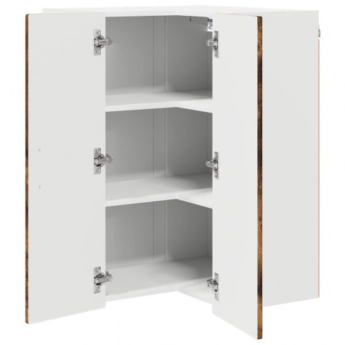 Vægskab til køkken Røget eg 57 x 57 x 80 cm Konstrueret træ