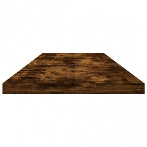 Væghylder - 4 stk. 100×20×1,5 cm i konstrueret træ, røget egetræ
